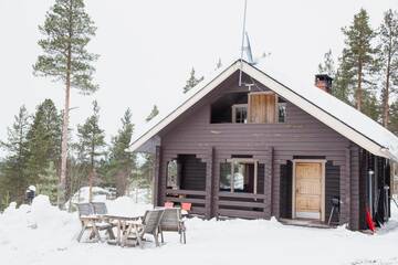 Фото номера Дом с 2 спальнями Дома для отпуска Hillside Cottage г. Ивало 21