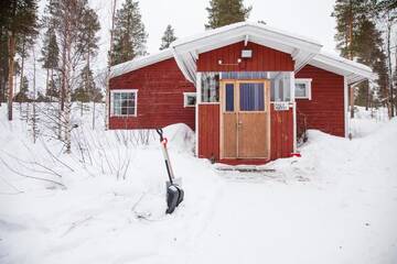 Фото номера Шале с 3 спальнями Шале Hideaway Cottage г. Ивало 25