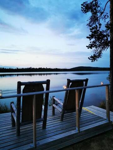 Фотографии Шале Ivalo Lake Cottage г. Ивало (Финляндия) №5 Фото Шале Ivalo Lake Cottage г. Ивало 5