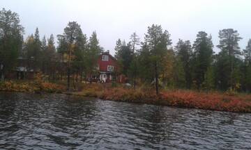 Фото номера Шале с одной спальней Шале Ivalo Lake Cottage г. Ивало 28